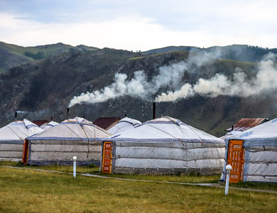 Mongolia tourist camp