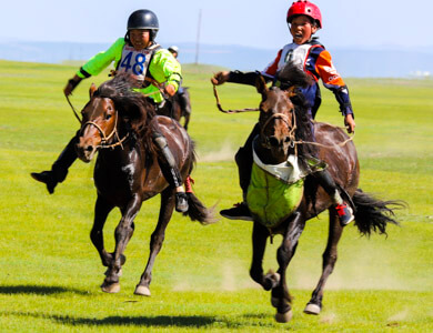 Mongolia Naadam Horse Race