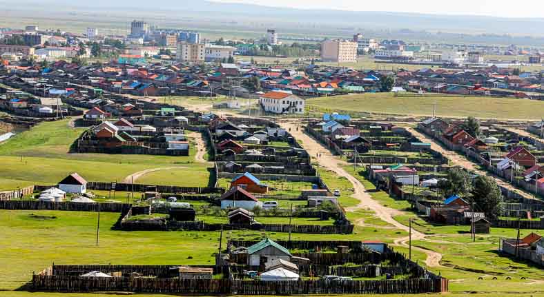 Mongolia town