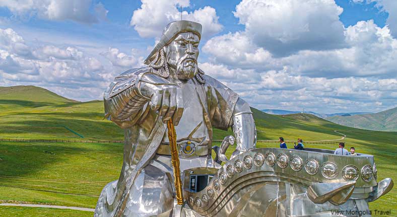 Genghis Khan statue Mongolia