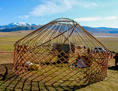 Mongolian ger framework