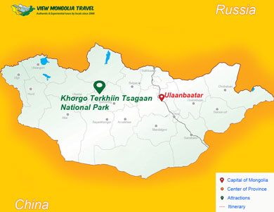Khorgo Terkhiin Tsagaan map