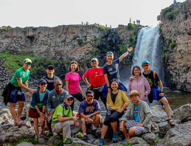 Orkhon waterfall