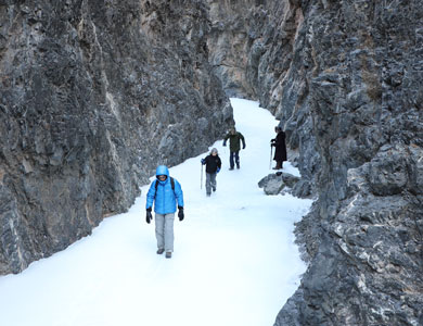 Eagle valley in winter