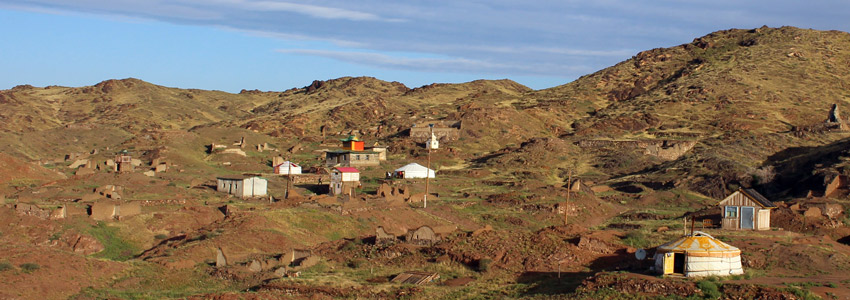 Gobi desert monastery