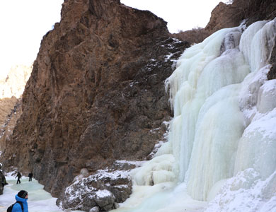 Gobi desert winter