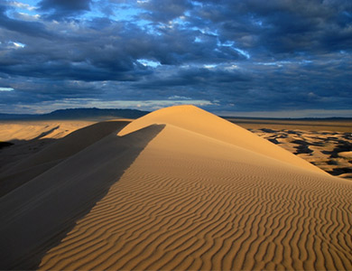 Mongolia Gobi desert sand