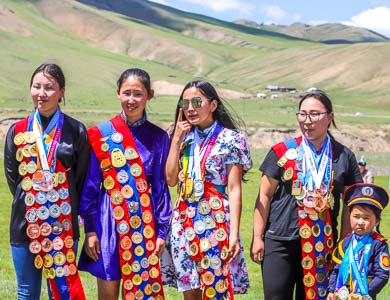 People at Naadam Festival