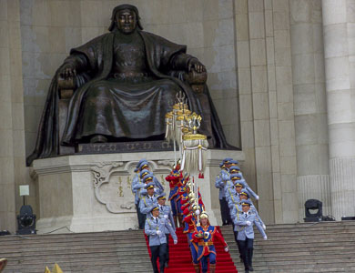 Naadam Festival at Sukhbaatar Square