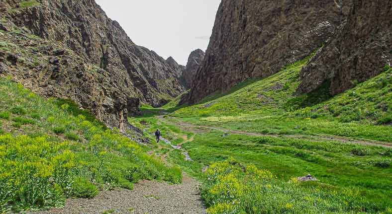 Gobi desert mountain