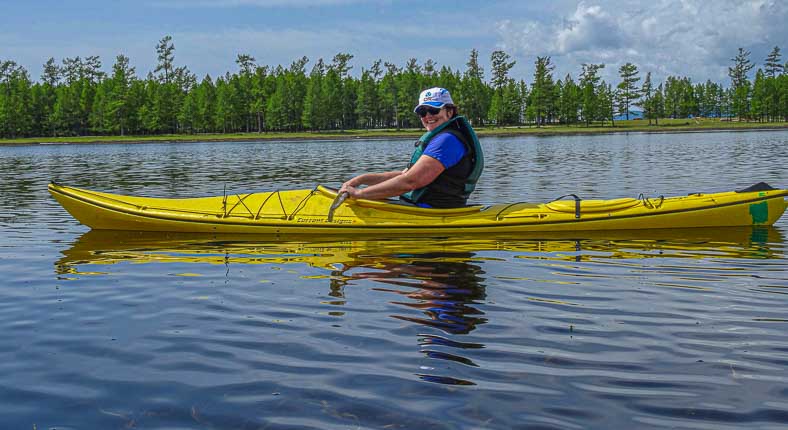 Khuvsgul Lake kayaking