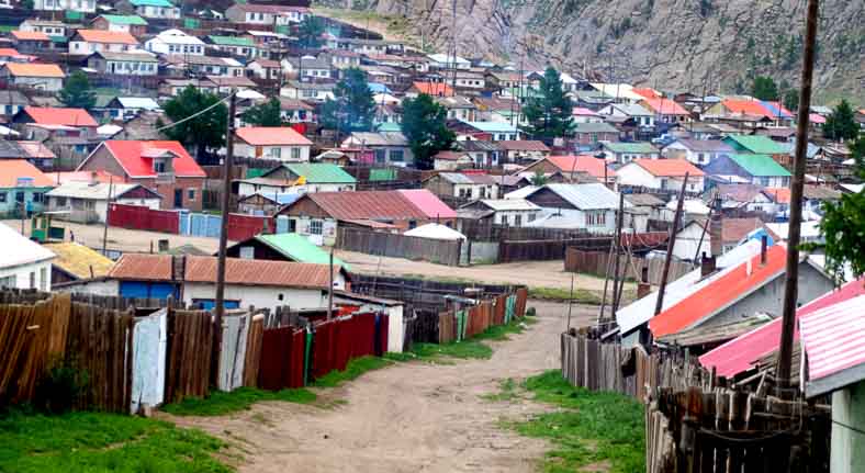 Arhangai Tsetserleg town