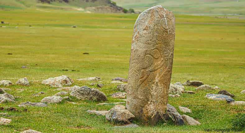 Mongolia deer stone