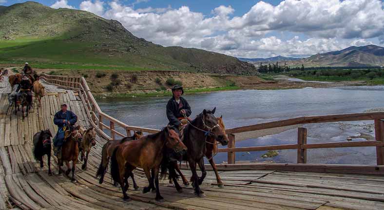 Mongolia horse riding