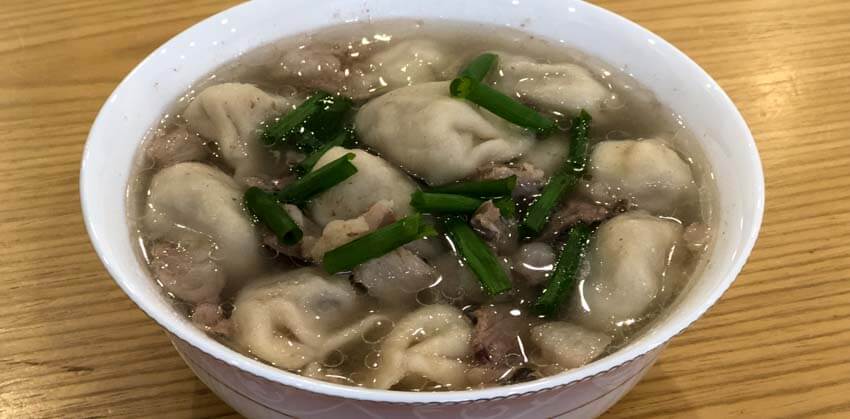 Mongolia dumpling soup