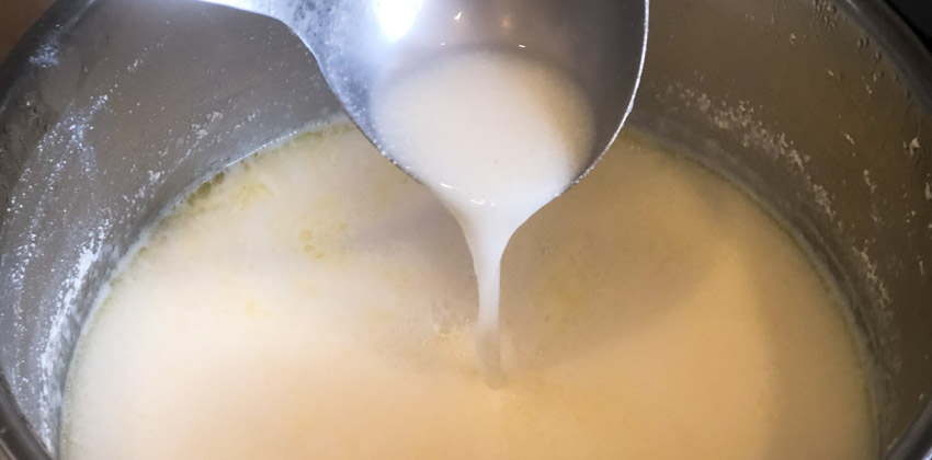 Mongolian curd drink