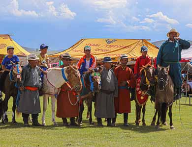 Mongolian horse race winners