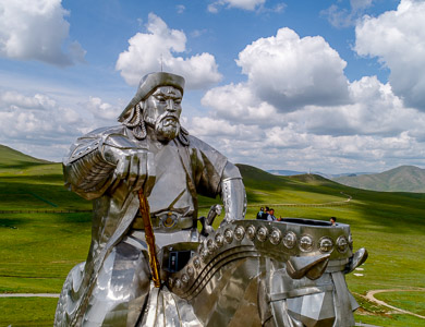 Genghis Khan statue Mongolia